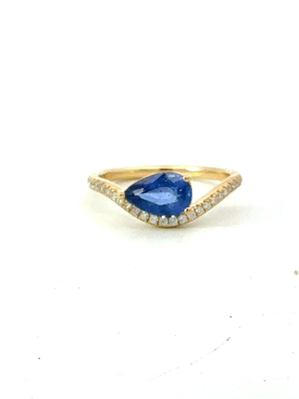 Natural Sapphire Diamond Ring Size 7 14k Gold 1.59 TCW Certified $4,950 601203